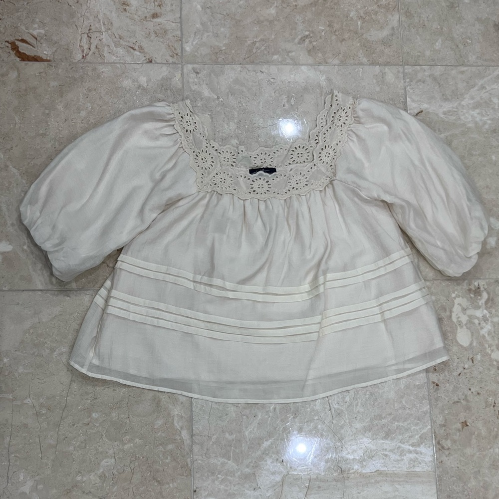 Cream Blouse